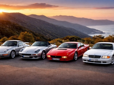 Ikony lat 90. – Porsche 911 Turbo, BMW Z8, Ferrari 512 TR i Mercedes SL R129 AMG