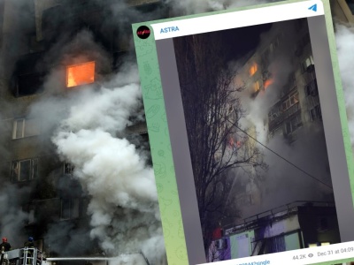 Niemowlę wśród rannych po ataku rosyjskich dronów na Odessę