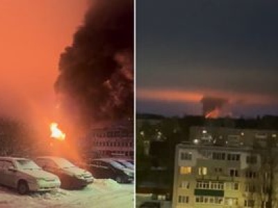 Rafineria w ogniu. Ukraiński atak na terytorium Rosji