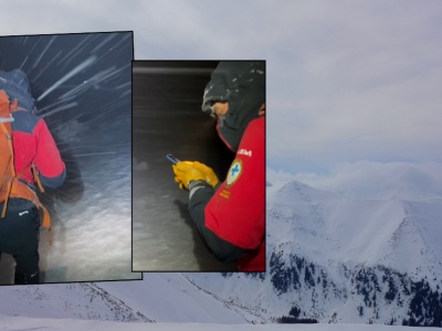 Turysta utknął na Ornaku podczas śnieżycy. Termometry wskazywały -15 st. C