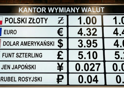 To był dobry rok dla złotego. Euro potaniało trzeci rok z rzędu