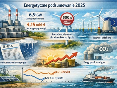 Podsumowanie 2025 roku w energetyce
