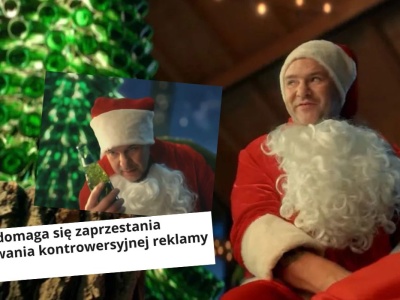 Reklama piwa z Karolakiem przebranym za Mikołaja zostanie sprawdzona przez KRRiT