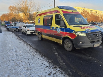 Potrącenie pieszego na przejściu przy ul. Nałkowskich w Lublinie. Poważne utrudnienia w ruchu