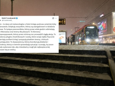 Trzaskowski zapewnia, że zima nie zaskoczyła Warszawy