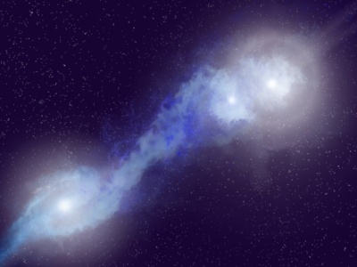 Kosmiczna katastrofa. Odkryto ogromne czarne dziury na kursie kolizyjnym