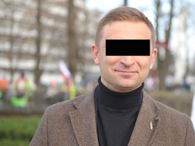 Robert B. z Ruchu Obrony Granic z aktem oskarżenia. Grozi mu do 3 lat