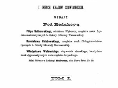 „Słownik geograficzny Królestwa Polskiego i innych krajów słowiańskich”, czyli jak udało się zmylić carską cenzurę