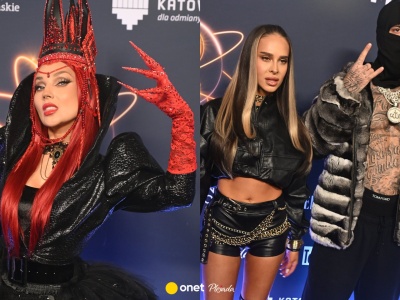 Cleo w koronie i Blanka z zamaskowanym Malikiem Montaną u boku