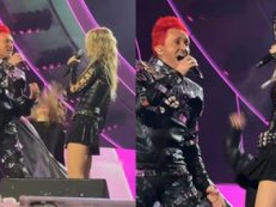 PIEKŁO ZAMARZŁO. Mandaryna wystąpiła razem z Michałem Wiśniewskim podczas 