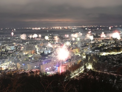 Strzegomianie witali 2026 rok