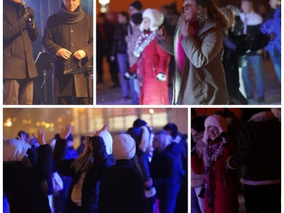 „Sylwester pod gwiazdami”– Jastrzębianie powitali Nowy Rok w zimowej scenerii