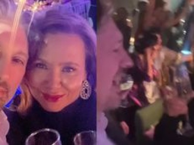 Kinga Rusin powitała nowy rok w szampańskim nastroju u boku Marka. Królowa życia? (ZDJĘCIA)