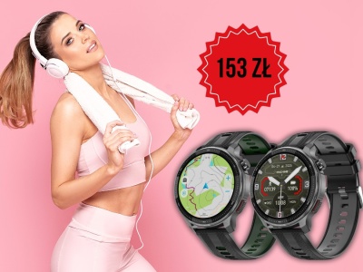 Smartwatch DTG6 z mapami offline jak Garmin. Cena? 153 zł