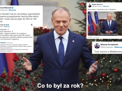 Dosadnie orędziu Tuska. 