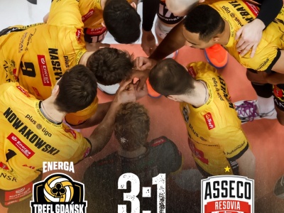 PlusLiga: Energa Trefl Gdańsk pokonuje we własnej hali Asseco Resovię Rzeszów!