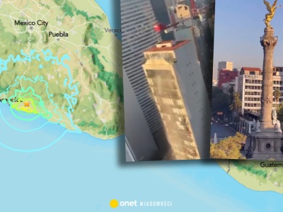 Tragiczne trzęsienie ziemi w Meksyku. Nie żyją co najmniej dwie osoby. Są też ranni