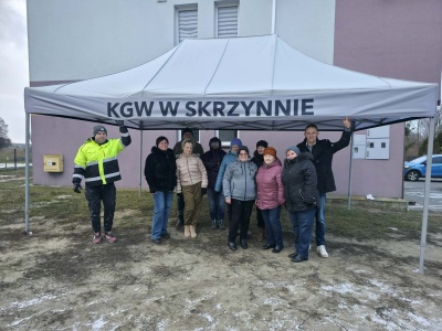 Nowy namiot dla KGW w Skrzynnie kupiony dzięki dotacji