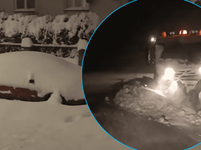 Zasypane auta i przerażeni kierowcy. Takich scen nie było od lat, są nagrania