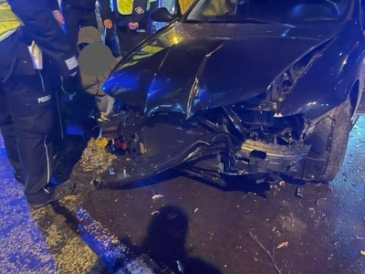 Pościg za pijanym kierowcą z Kolbuszowej do Rzeszowa. 27-latek staranował radiowóz
