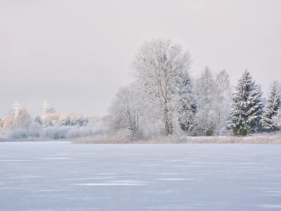 Silny mróz nad Warmią i Mazurami. Nocami termometry pokażą nawet -17°C!
