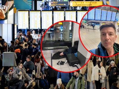 Paraliż lotniska w Amsterdamie. 