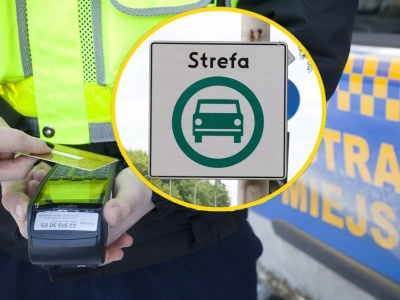 Masowe kontrole na wjeździe do SCT w Krakowie. Pierwsze mandaty po 500 zł