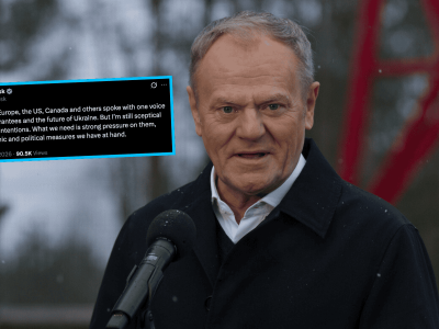 Cały świat widział wpis Tuska