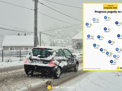 Wielogodzinna śnieżyca wkroczy do części Polski. W tym regionie spadnie najwięcej śniegu