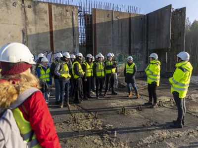 Uczniowie z Gdańska odwiedzili teren budowy polskiej elektrowni jądrowej