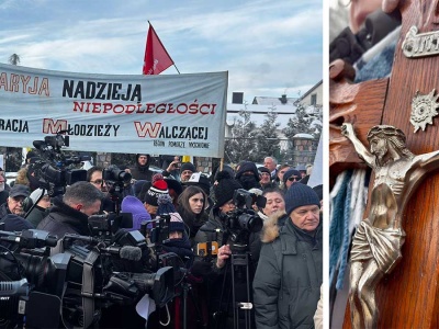 Kaszubski Rubikon w Kielnie: Pikieta, polityczna burza i wójt zamknięty w komórce