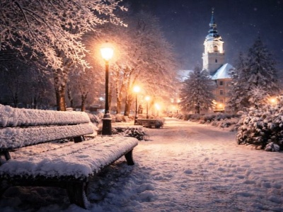 Silny mróz nad Nowym Sączem. IMGW ostrzega: nocami nawet do –20°C