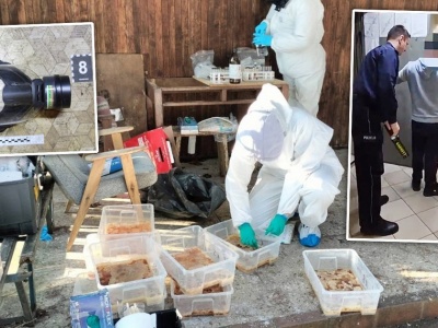 Wynajął dom i urządził w nim fabrykę narkotyków. Obcokrajowiec usłyszał zarzuty