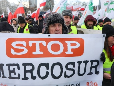 Umowa z Mercosur podpisana. Rolnicy ruszyli z protestami