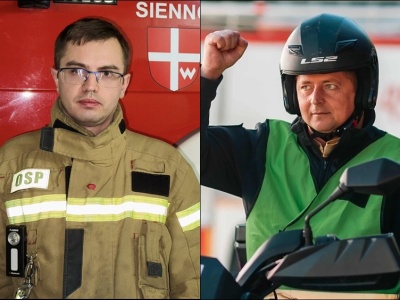 Wspólna akcja ratunkowa w Siennie. Szybka reakcja uratowała życie