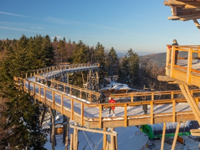 To wyjątkowa atrakcja w uzdrowisku. Najpiękniej jest tam po opadach śniegu