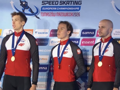 Łyżwiarstwo szybkie: Złoty dzień Biało-Czerwonych w Tomaszowie!