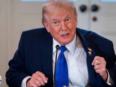 Donald Trump z nowym atrybutem. Od razu zwrócił uwagę dziennikarzy