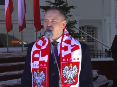 Kibice z niespodzianką dla prezydenta Nawrockiego. Działo się na Jasnej Górze