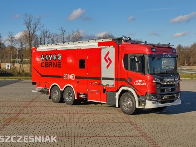 Nowy ciężki chemik lubelskiej straży pożarnej