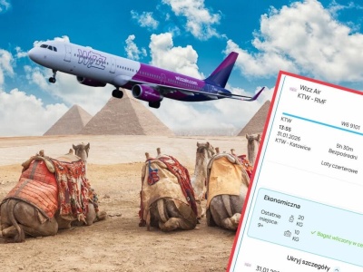 Wizz Air zacznie latać z Polski do Egiptu! Węgierska linia wchodzi w zupełnie nowy rynek