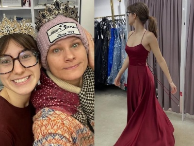 Córka Gąsowskiego i Głogowskiej wybiera kreację na studniówkę. Internauci radzą