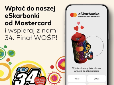 Graj z nami dla WOŚP! Dorzuć się do eSkarbonki, a zamieścimy Twoje logo na 7 regionalnych portalach!