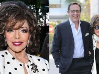 92-letnia Joan Collins zachwyca formą u boku o 33 lata młodszego męża. W jedno popołudnie obskoczyła dwa eventy (ZDJĘCIA)