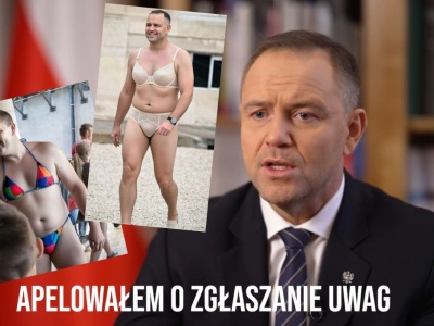 Ludzie generują zdjęcia prezydenta Nawrockiego w bikini w ramach protestu po zawetowaniu ustawy