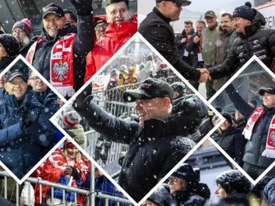 Pożegnanie Stocha. Prezydent Nawrocki kibicował skoczkom w Zakopanem. ZOBACZ ZDJĘCIA