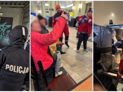 Policjanci z Gdyni i ratownicy PCK ruszyli z pomocą osobom w kryzysie bezdomności