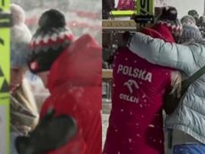 Kamil Stoch oddał ostatni skok w Zakopanem i WPADŁ W RAMIONA ŻONY! (FOTO)