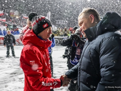 Para prezydencka kibicowała polskim skoczkom