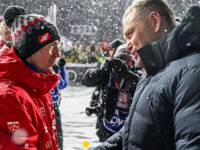 Karol Nawrocki podszedł do Kamila Stocha. Pokazali, jak go potraktował